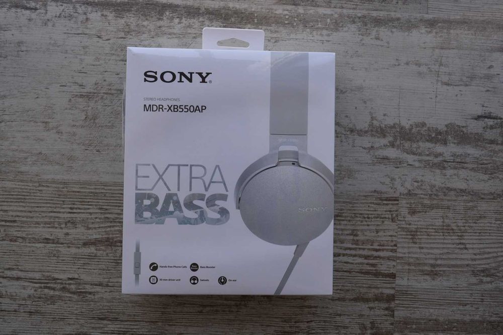 Sony MDR-XB550AP Новые Наушники Обмен