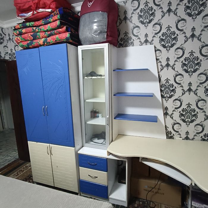 2 ta divan, kitob javon, kompyuter stoli, shkaf