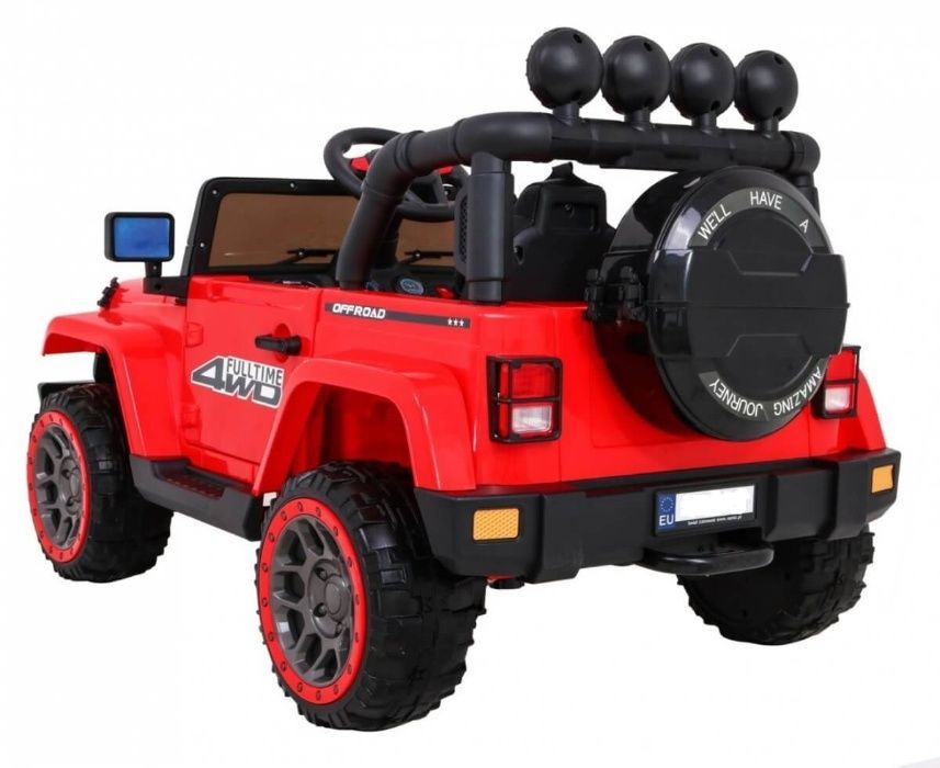 Masinuta electrica pentru copii FULL TIME 4x4 1-5 ani (7588) Rosu