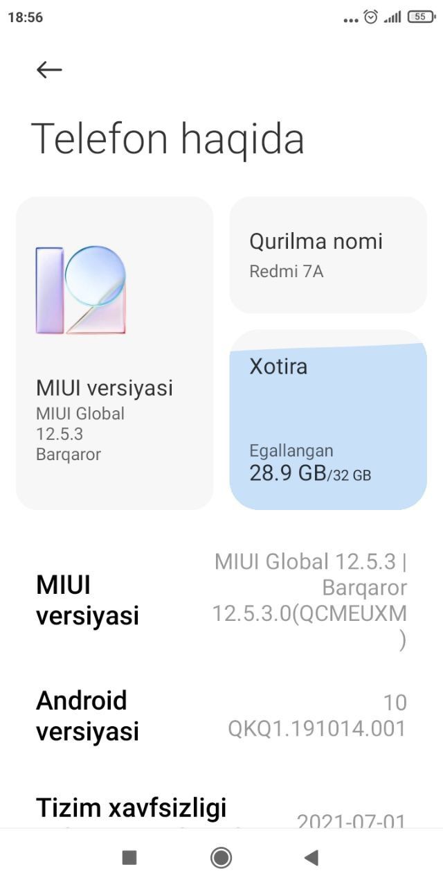 Xiaomi Redmi 7A global