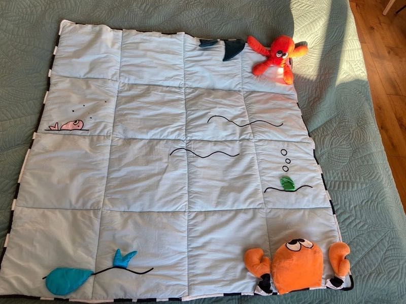Covor joacă tummy time - Ikea