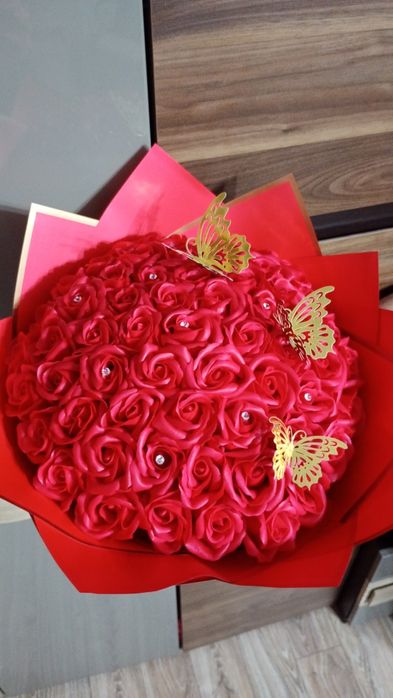 Buchete de trandafiri din săpun