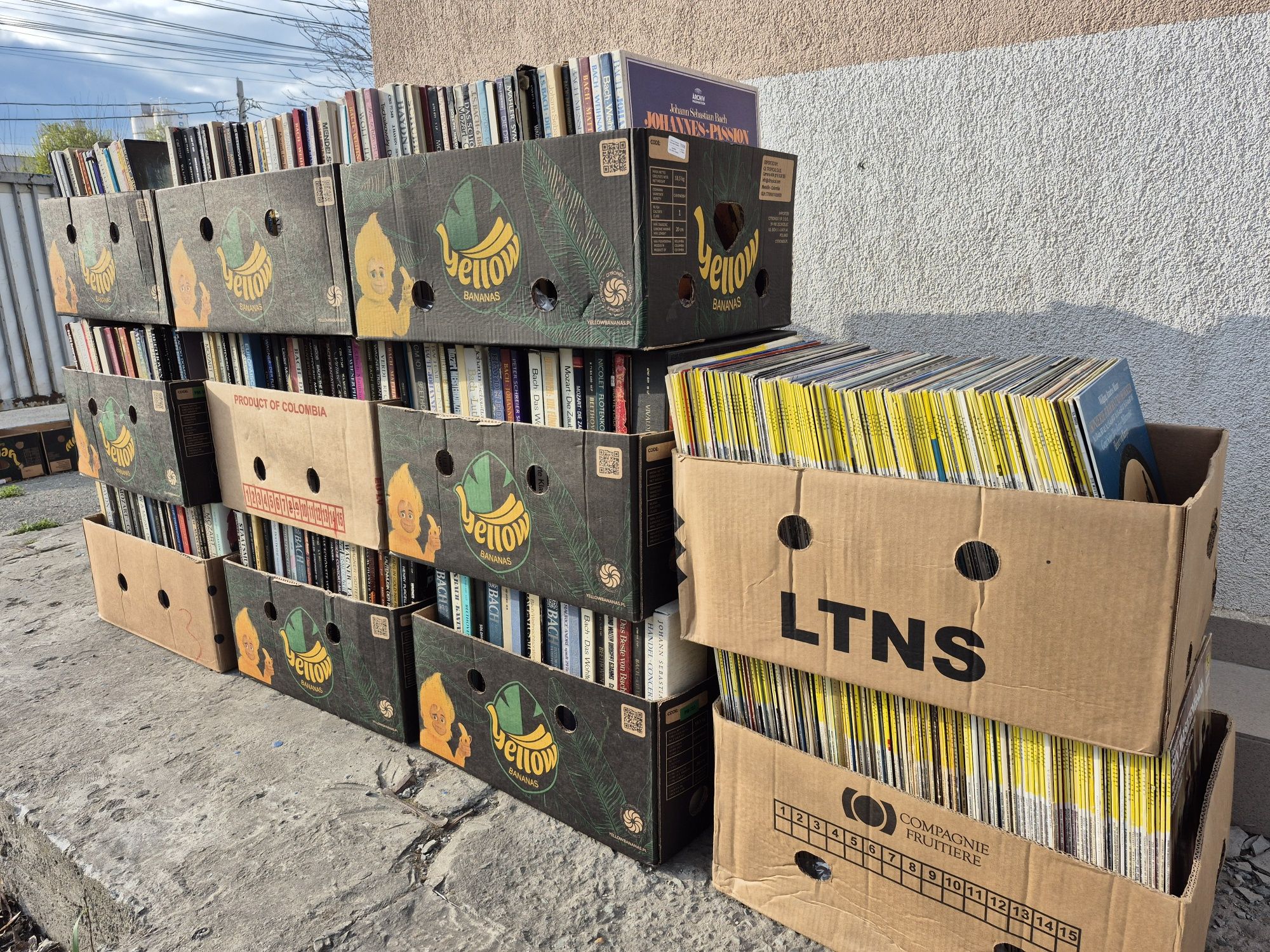 Vand Lot 5500 Lp Discuri vinil pick-up, colectie muzica clasică