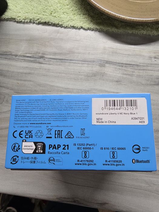 Soundcore Liberty 4 NC – Navy Blue | КАТО НОВИ