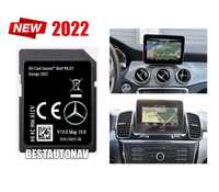 Card navigatie Mercedes A B CLA E CLS GLA GLE SLK Europa V19 2022