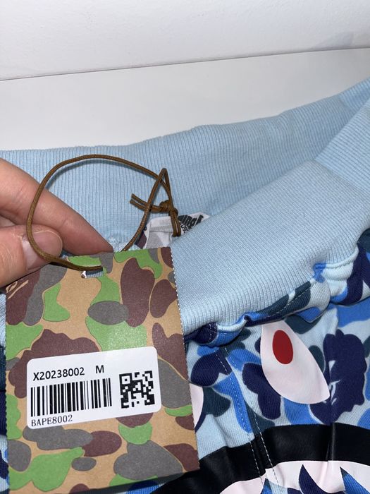 Bape Blue Camo Shorts