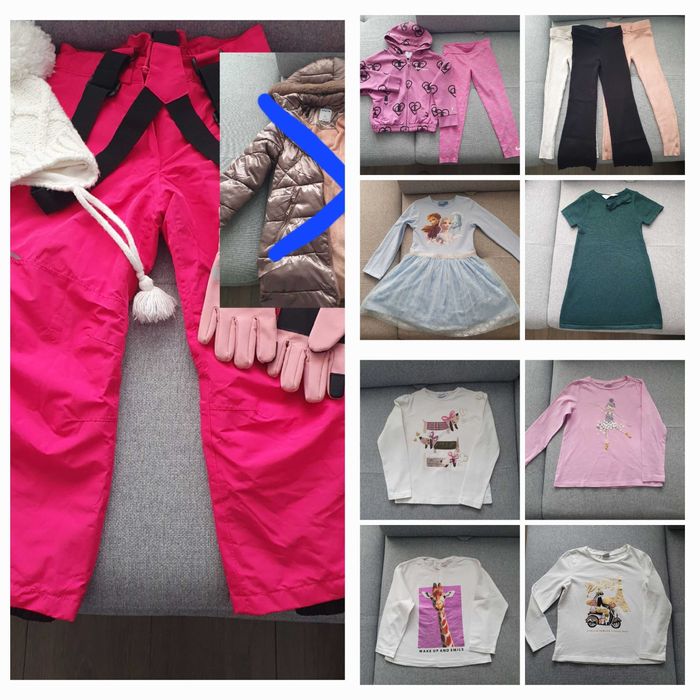 Детски дрехи за момиче (размер 110-116, 122)