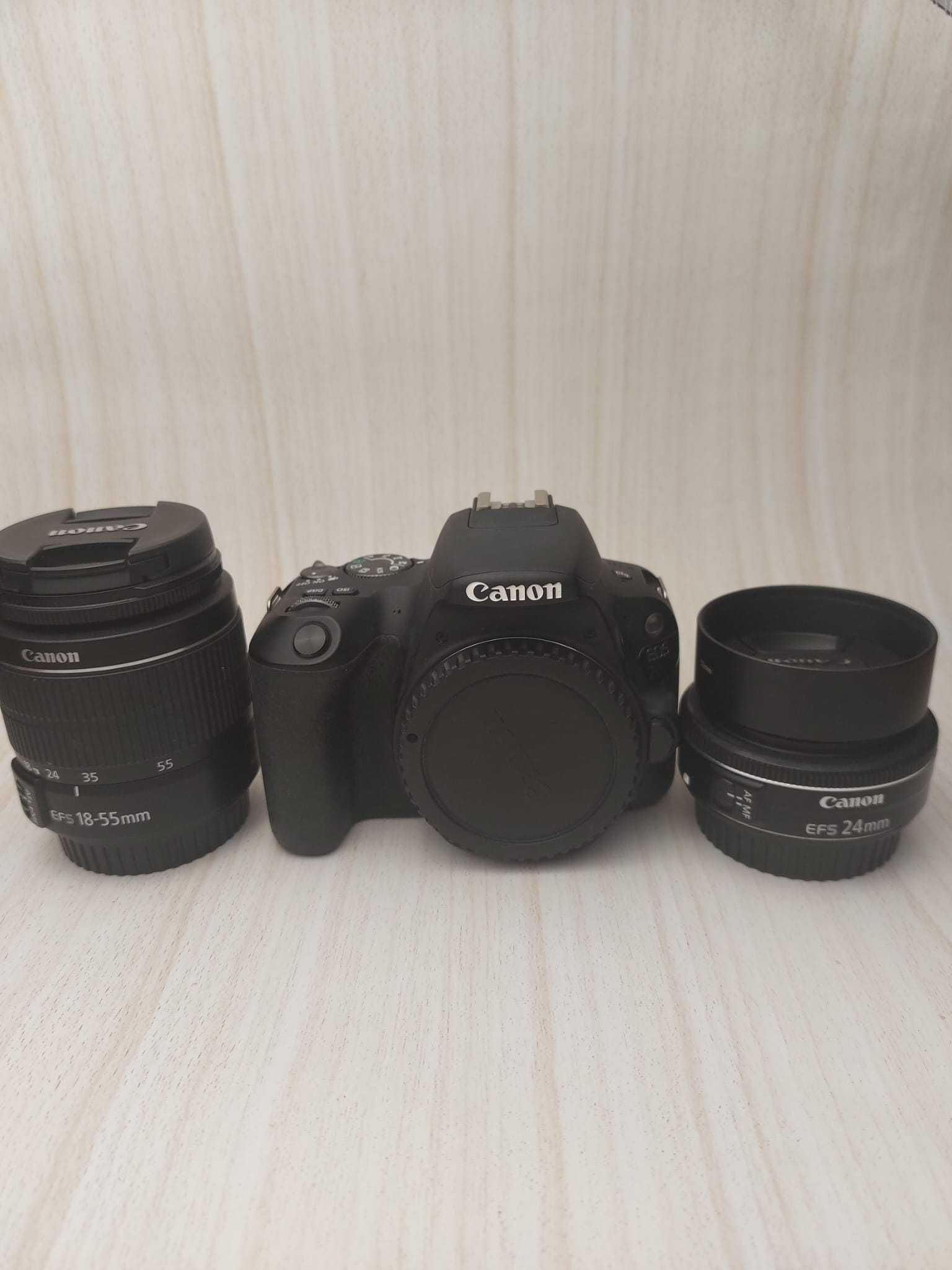 Aparat foto DSLR Canon EOS 200D + 2 OBIECTIVE
