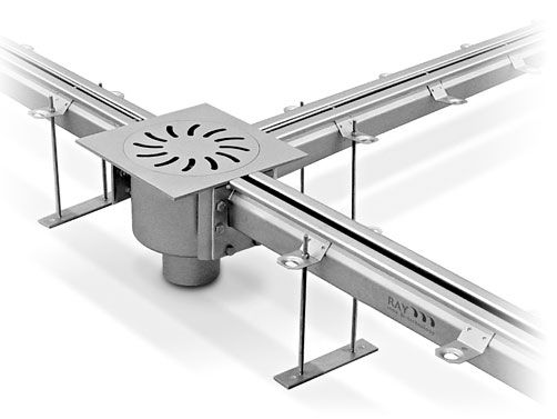 Rigole de pardoseala din INOX