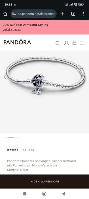 Brățară Pandora nouă