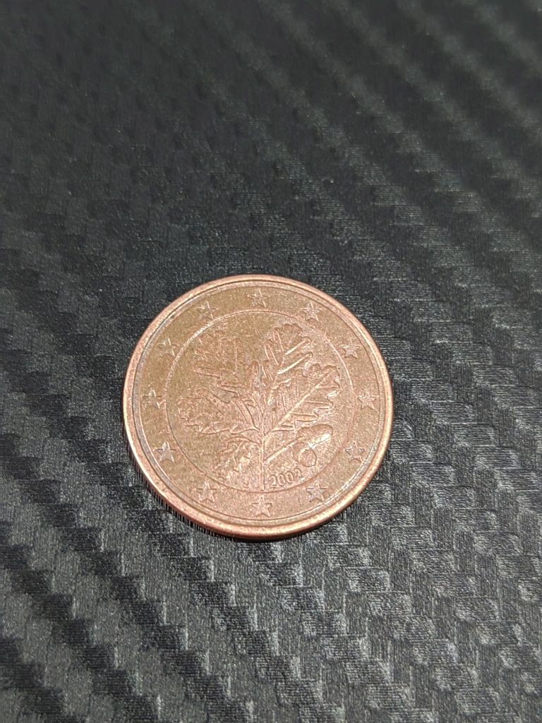 Moneda 5 euro cent anul 2002