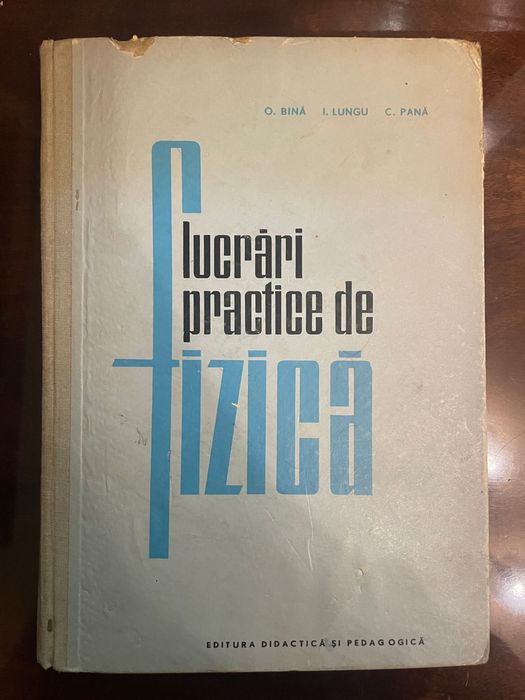 Carte lucrari practice de Fizică