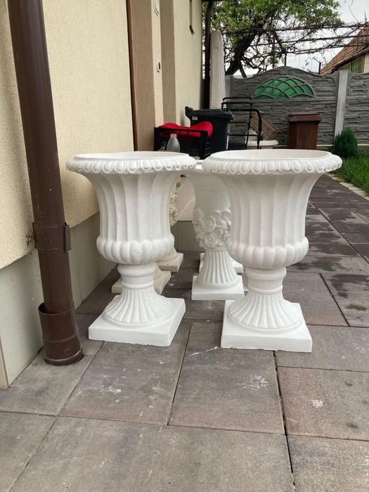 Ghivece flori ornamentale de exterior (Praf de marmura sau beton)