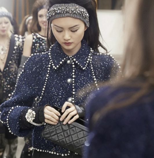 CHANEL блейзър сако жилетка с перлени копчета