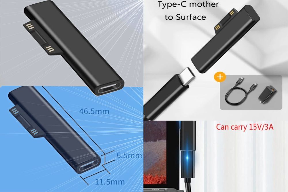 Cablu ,mufa de incarcare surface (pro 3,4,5,6,go,book,laptop) tip c
