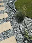 Piatra decorativa pebbles  dark ( gri antracit )