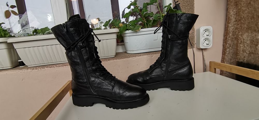 Дамски ботуши от естествена кожа 39 н.