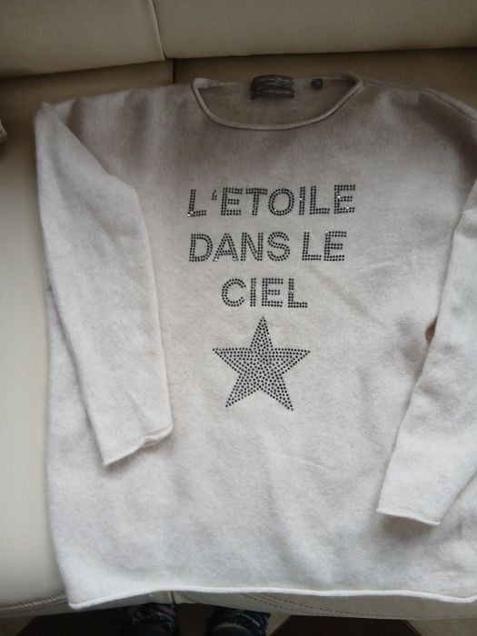 Pulover 100%cașmir cu imprimeu Christian Berg