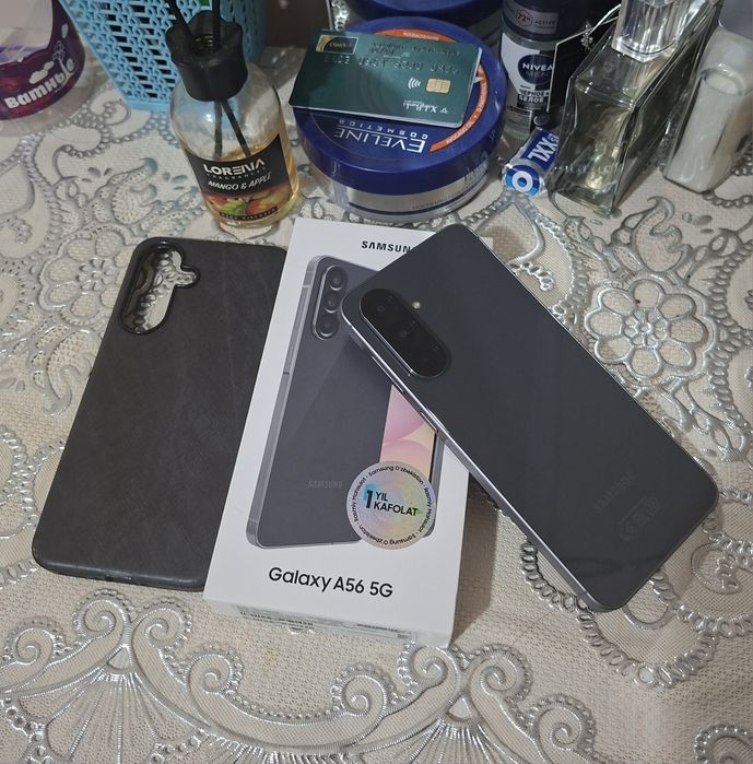 Samsung A56 5G Black 8/128GB Vetnam Orginal Ideal Tel Sotiladi.!