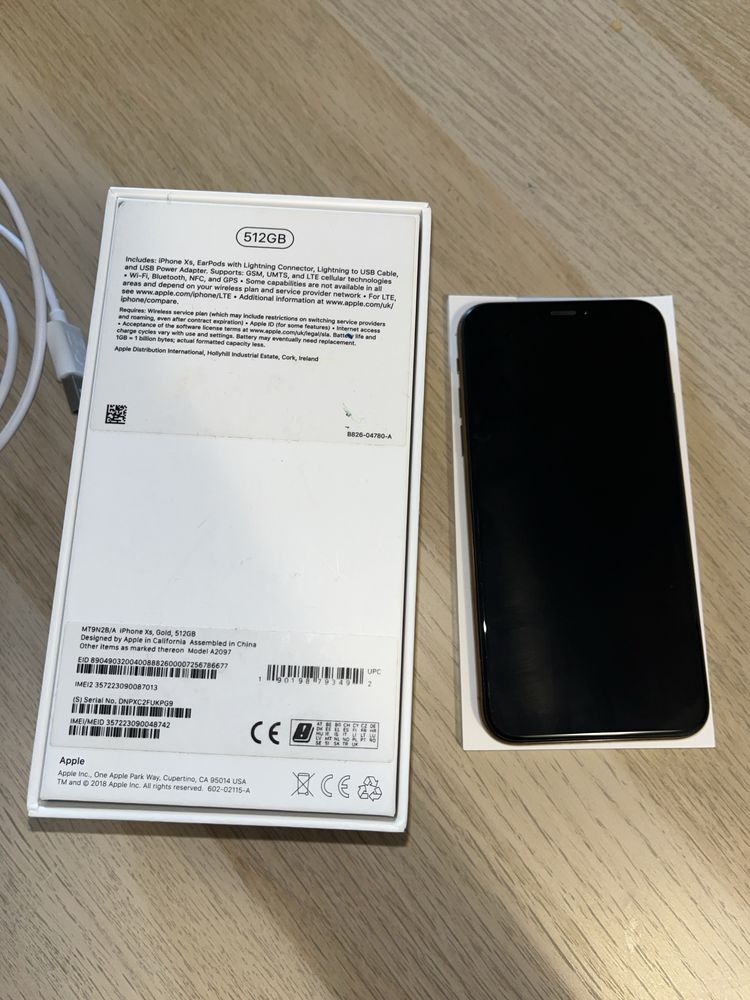 Vand Iphone Xs gold, 512 GB