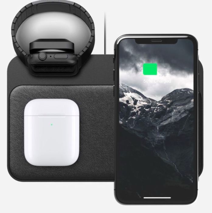 Станция за безжично зареждане Nomad, iPhone, Apple Watch, Airpods