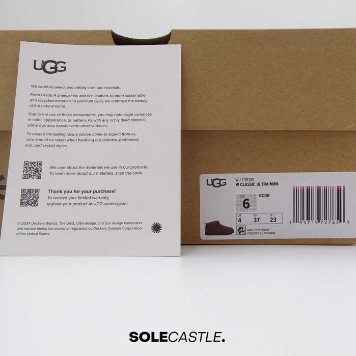 Botine UGG Classic Ultra Mini Boot 'Burnt Cedar'