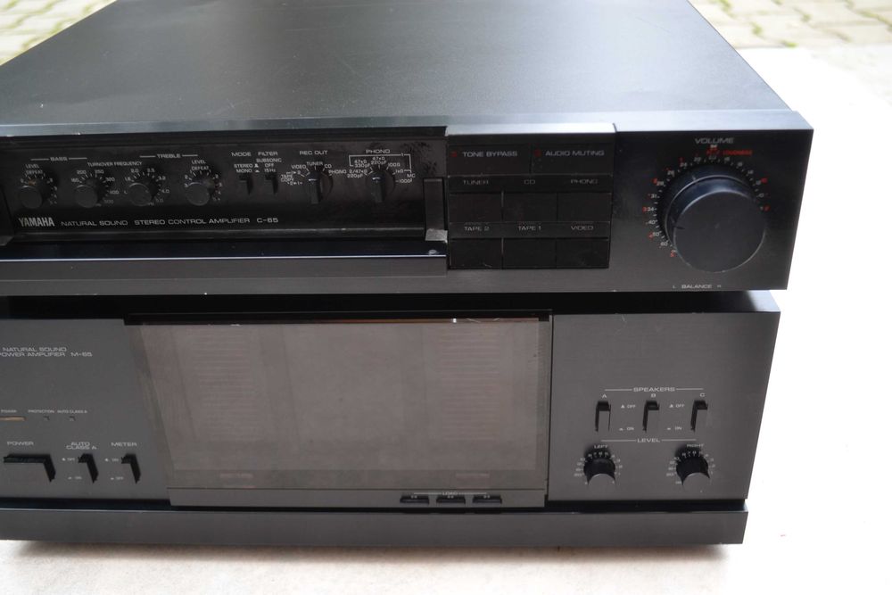 Amplificator putere Yamaha M 65 cu preamplificator Yamaha C 65