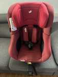 Scaun auto Joie, Rotativ cu Isofix Spin 360° Merlot, 0-18 kg