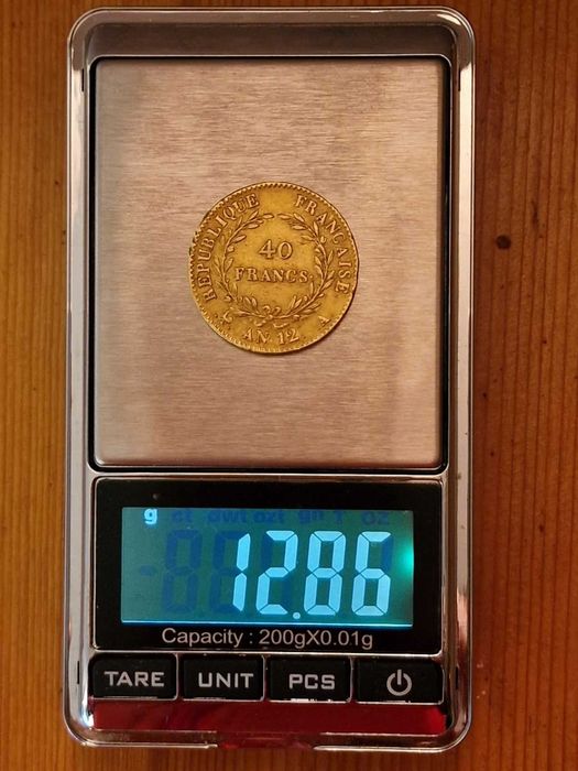 Златна Монета 40Франка Наполеон Консул AN XI-AN12 и Наполеон 1806-AN13
