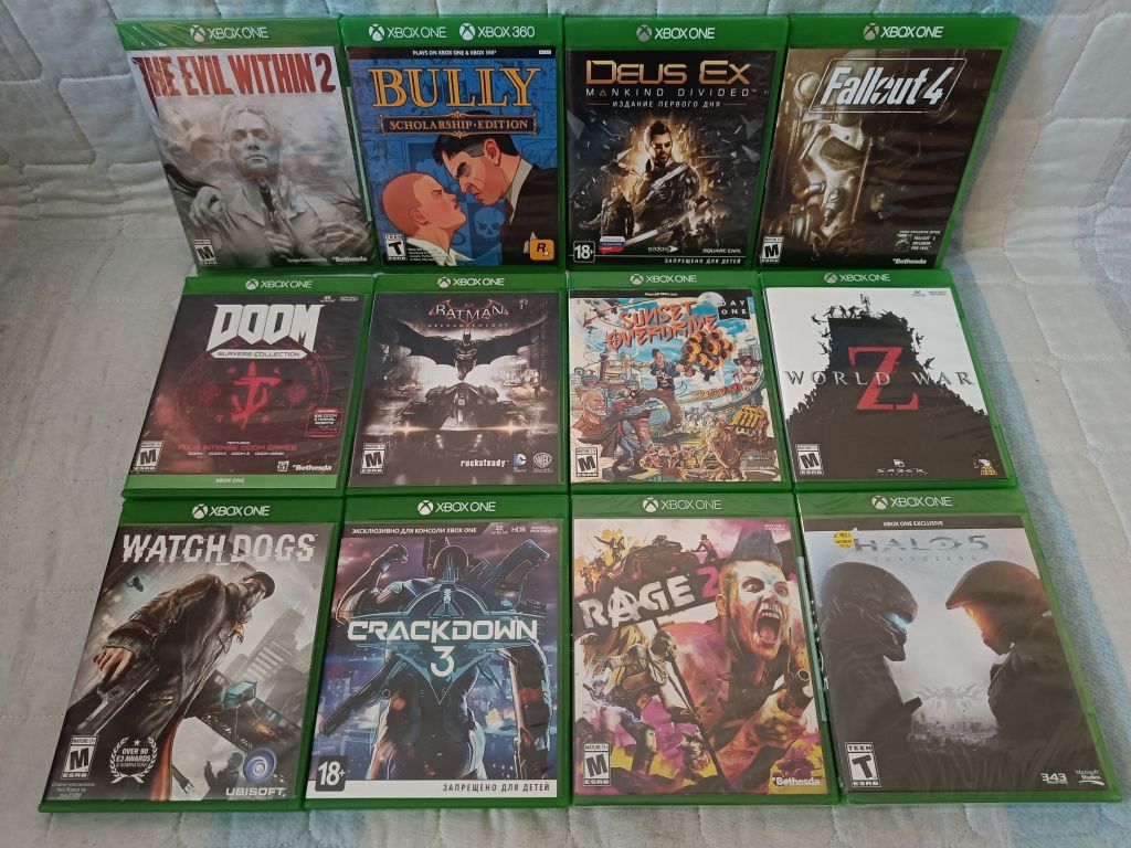 Xbox one и series x игры на дисках