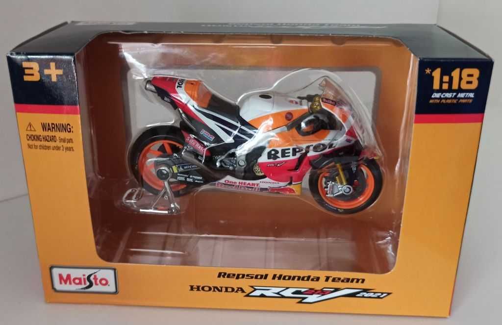 Macheta Honda RC213V Marc Marquez MotoGP 2021 - Maisto 1/18