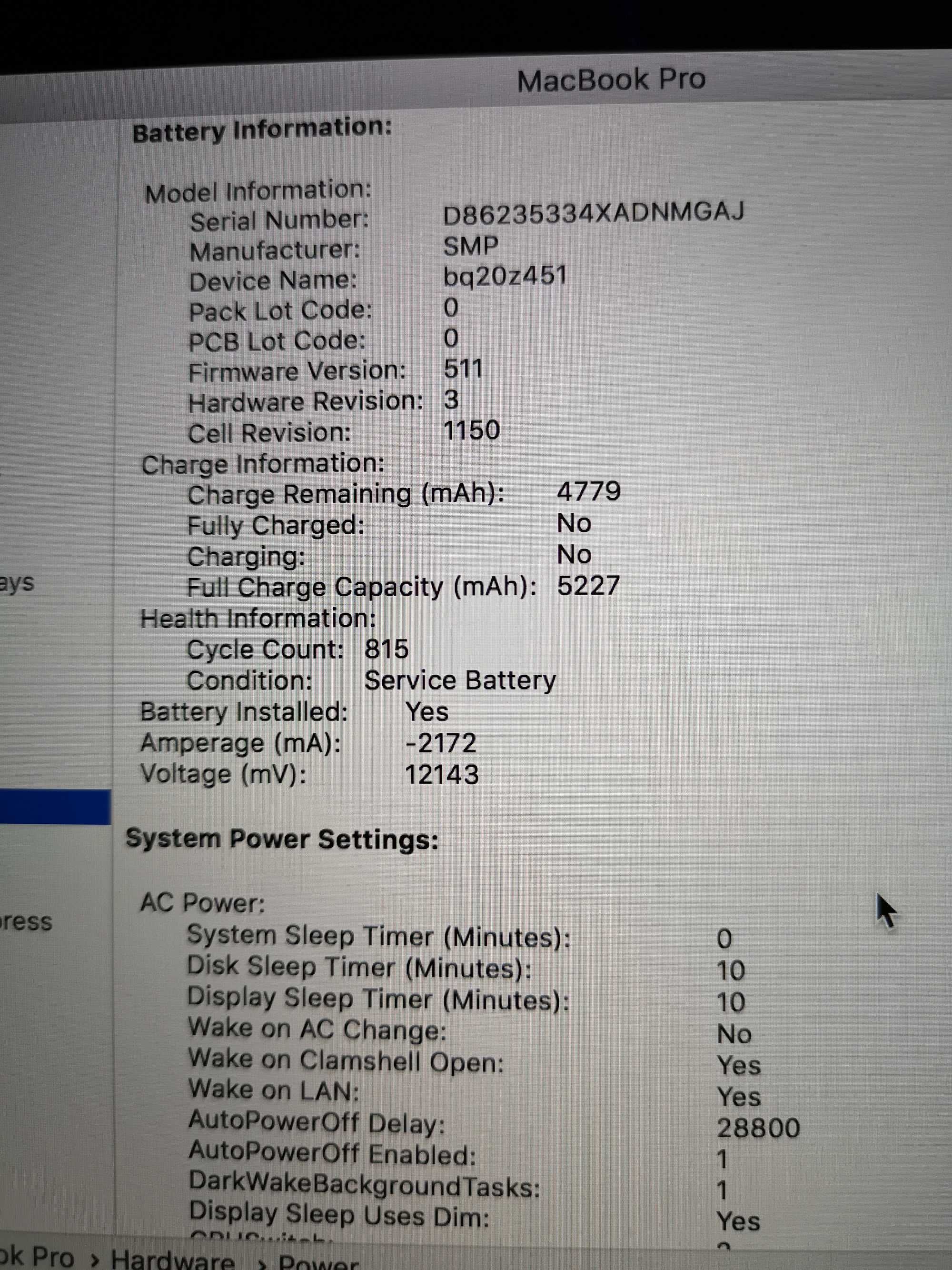 Macbook PRO 15" I7 2.3GHz 256 GB SSD 2012