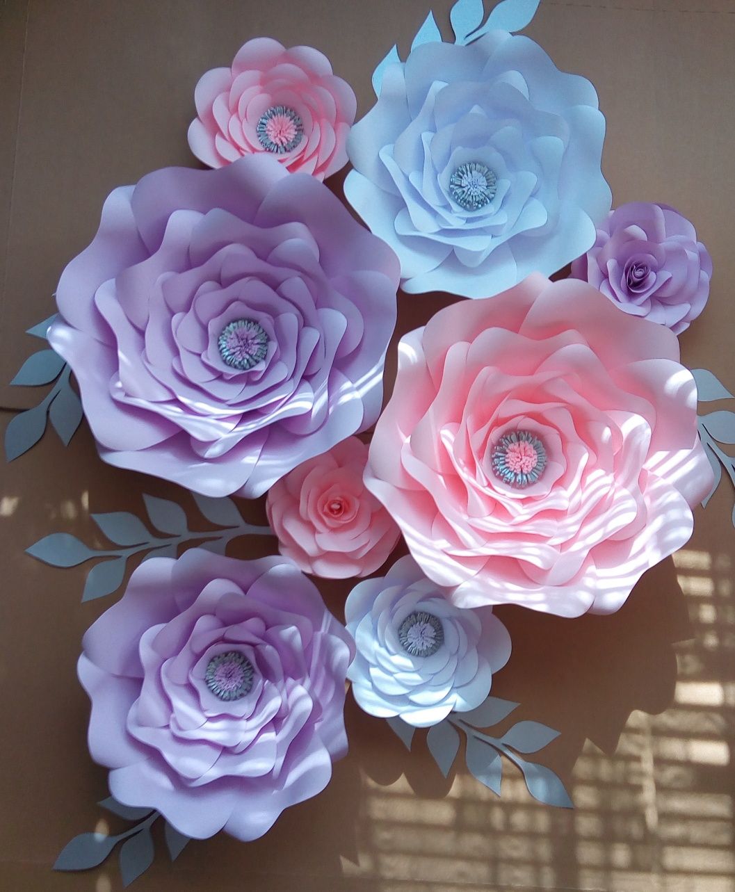 Хартиени цветя за декорация