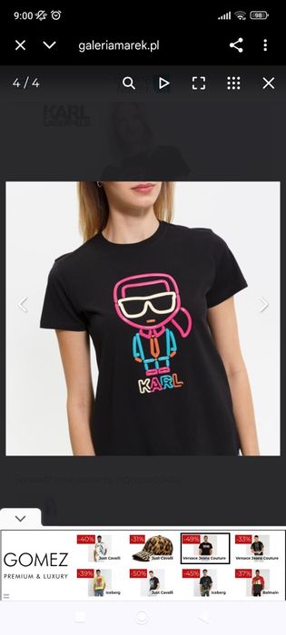 Tricou original KARL LAGERFELD dama marimea XS, S colectia noua