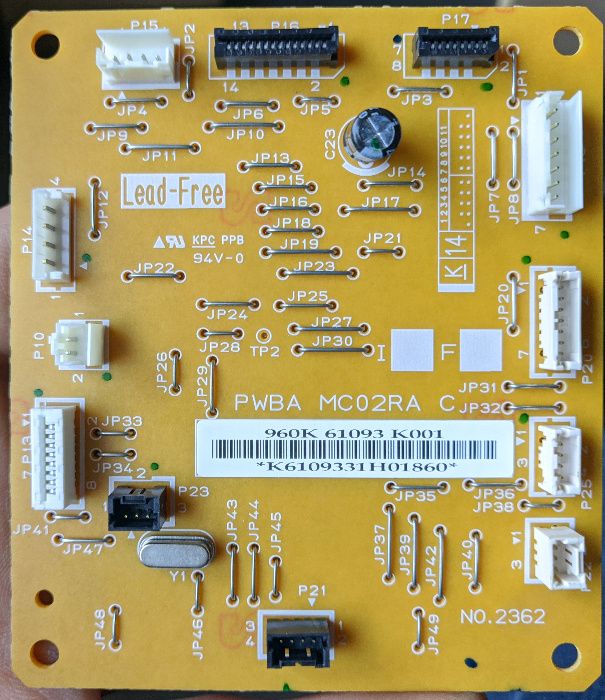 MCU PCBA 960K61093 Xerox