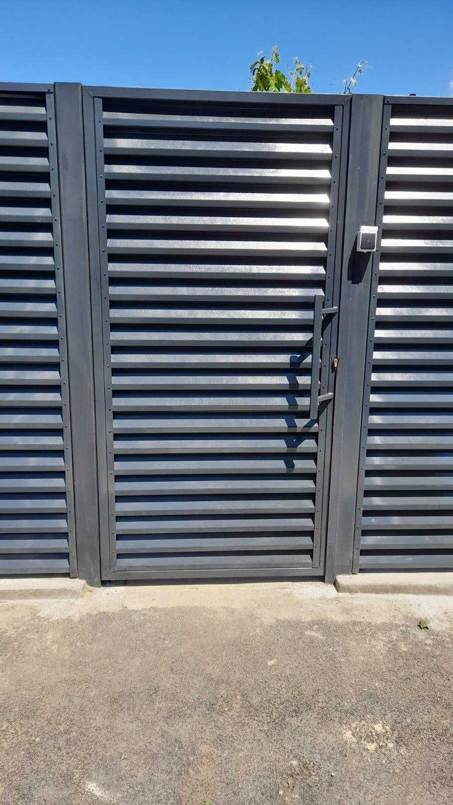 Garduri din panou tip jaluzele, sipca metalica, alte modele de vanzare