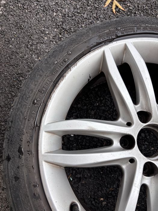 Оригинални джанти за Mercedes 17” с гуми+фланци E-class & C-class