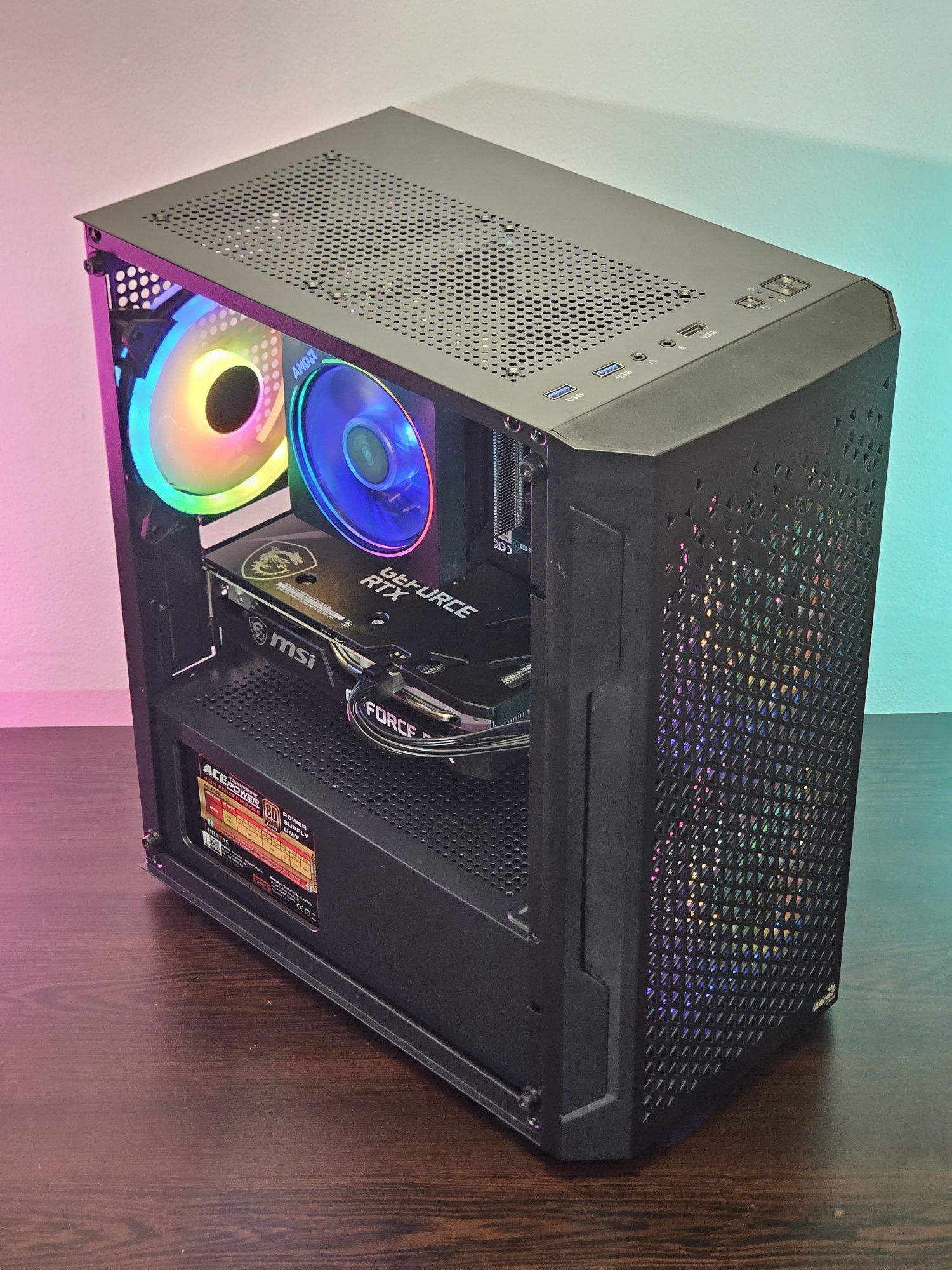 RTX 3050 8GB/Ryzen 5-5500/RAM 16GB/SSD 512GB/Чисто Нов+Гаранция