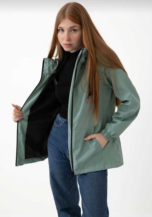 Дамско зелено яке