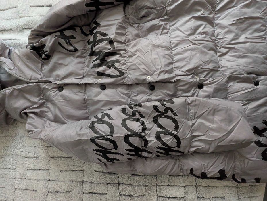 Ново дамско дълго яке с качулка