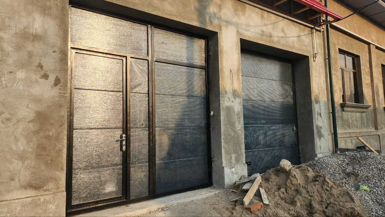 Хайтек распашные ворота и двери.