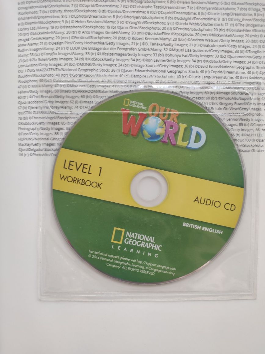 National Geographic Our World (Level 1) учебник и работна тетрадка CD