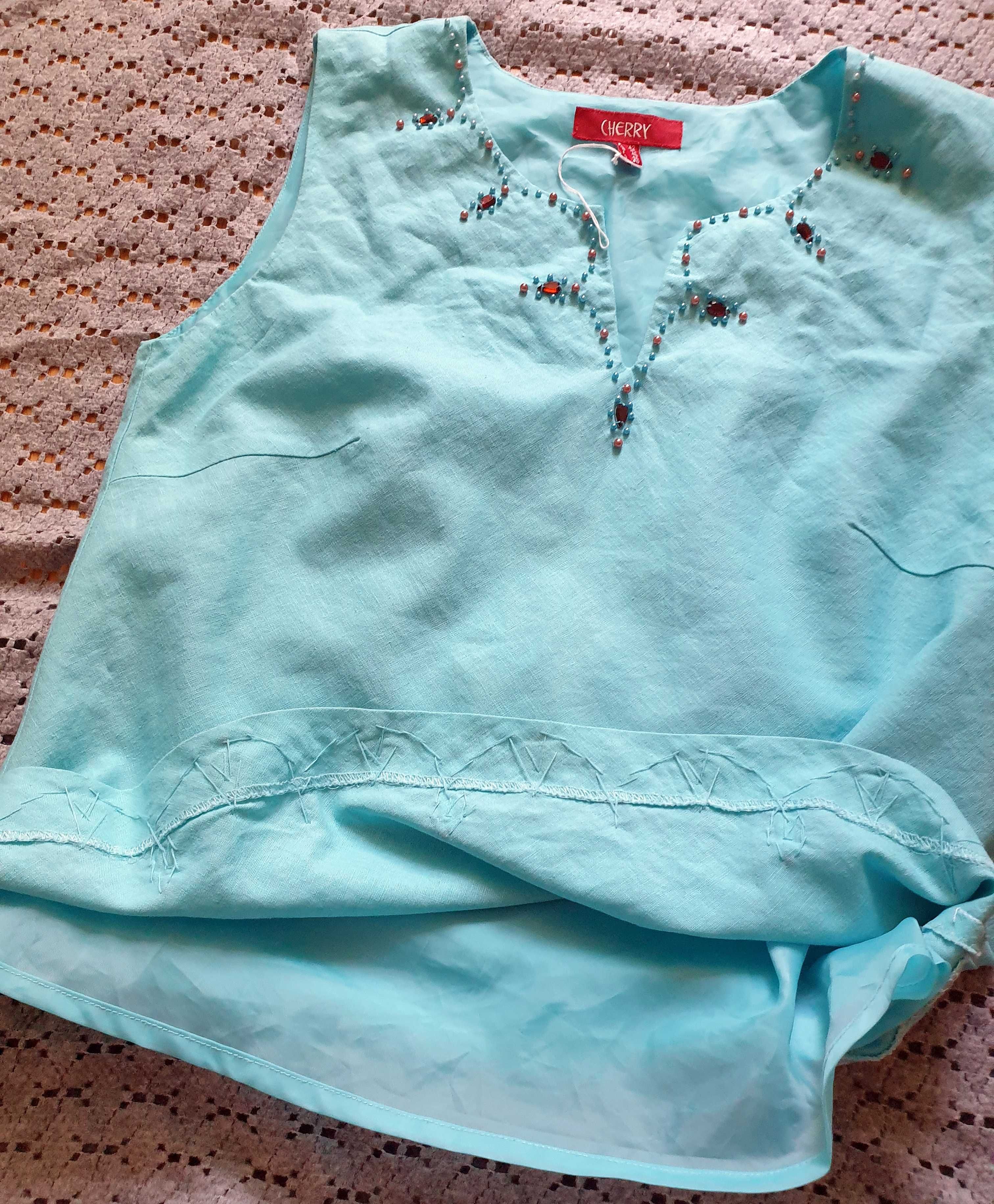 Bluza de in cu margele aplicate,captusita