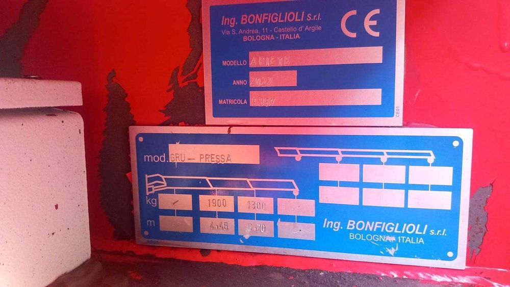 Presa balotat Bonfiflioli Ariete