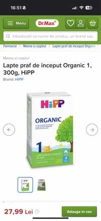 Donez doua cutii de Hipp organic 1