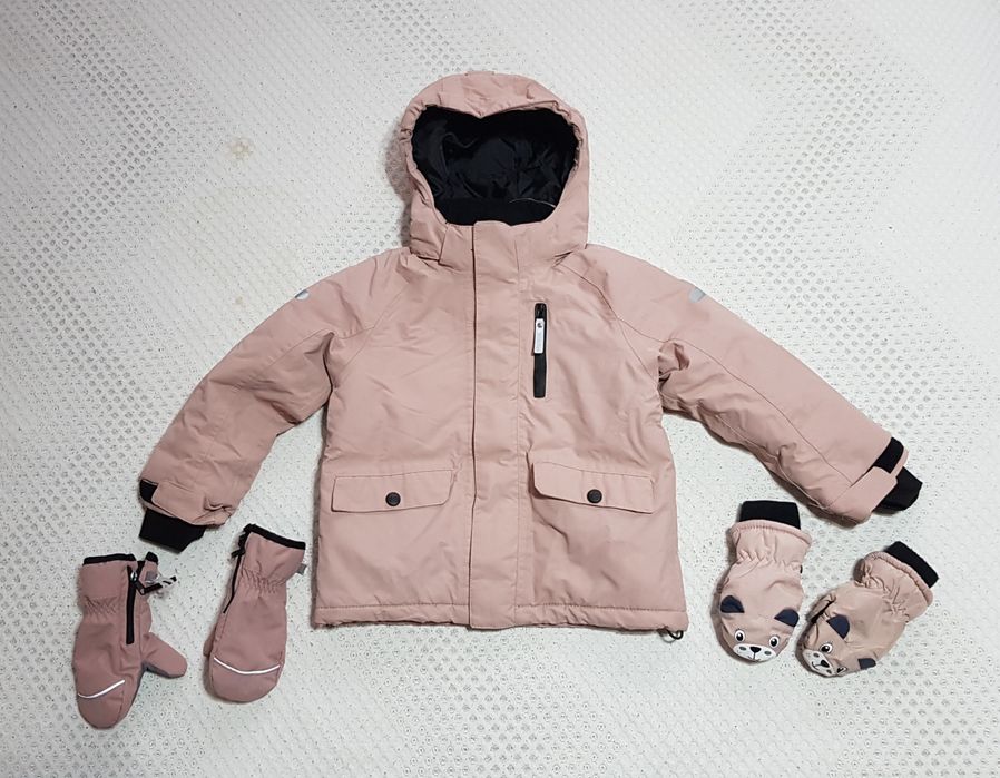 Geaca schi PROTECH 10K, iarnă, groasă, impermeabilă, manusi, nr 98-104