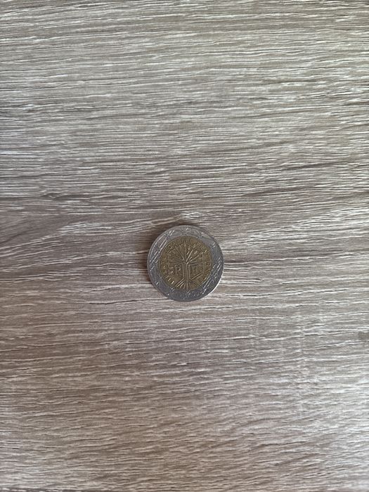 Монета от 2 Евро-Liberté Égalite Fraternité