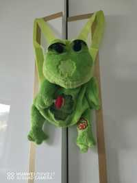Детска чантичка във форма на жаба