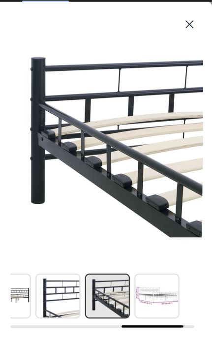 Рамката за легло 180x200 и подматрачна рамка с ламели