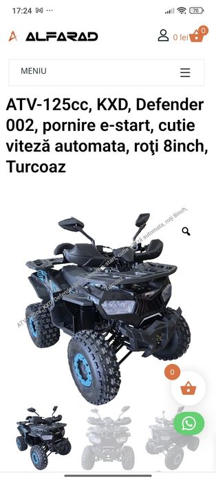 ATV-125cc, KXD, Defender 002